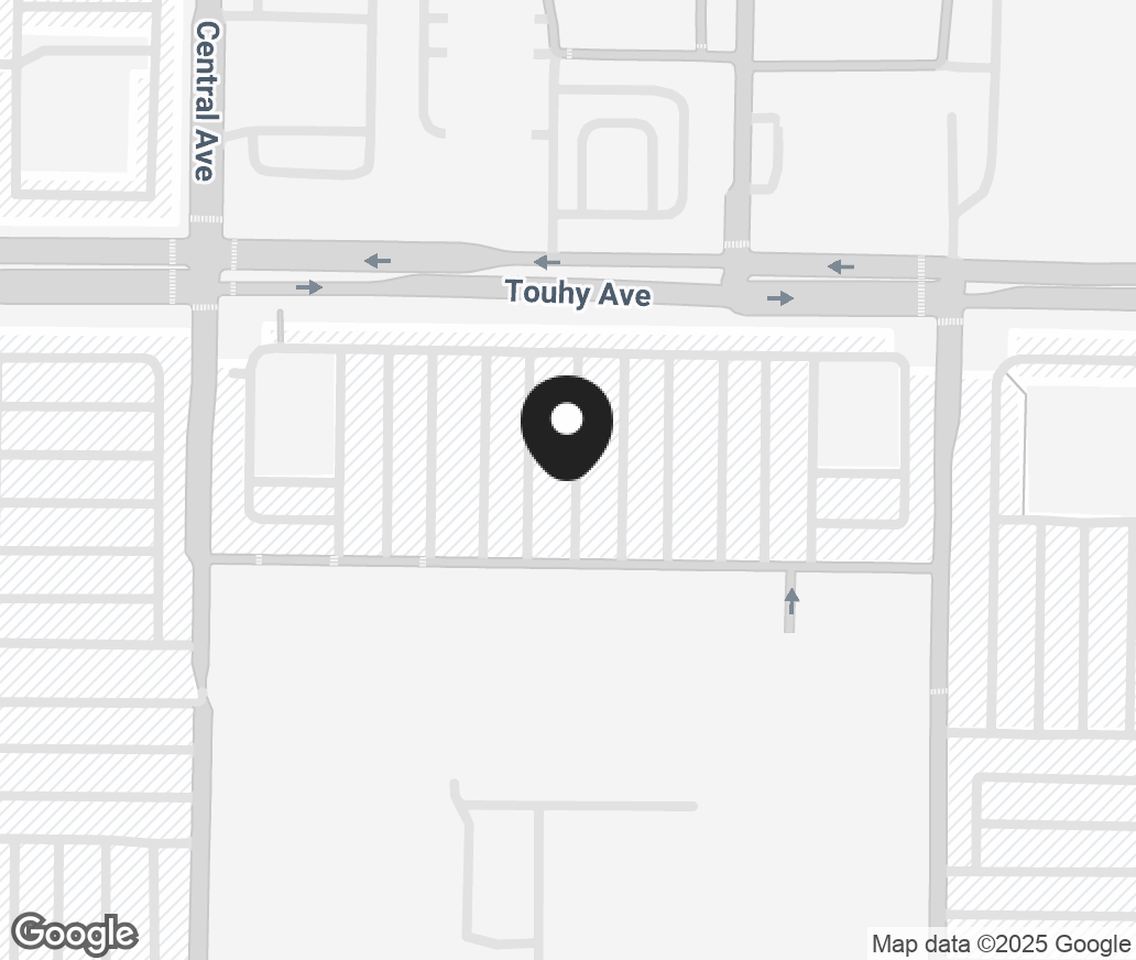 Google Map of 5481 Touhy Avenue, Skokie IL 60077