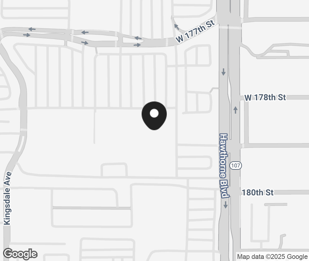 Google Map of 1513 Hawthorne Blvd, Redondo Beach CA 90278
