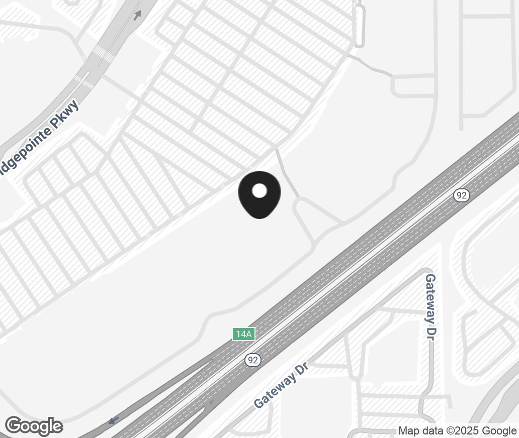 Google Map of 2250A Bridgepointe Parkway, San Mateo CA 94404