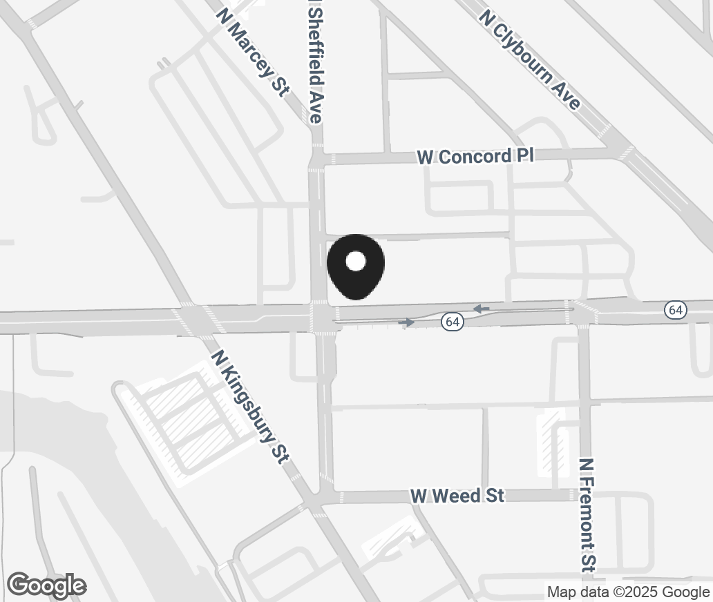 Google Map of 938 West North Avenue, Chicago IL 60642