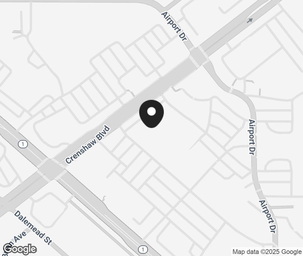 Google Map of 2665 Pacific Coast Highway, Torrance CA 90505