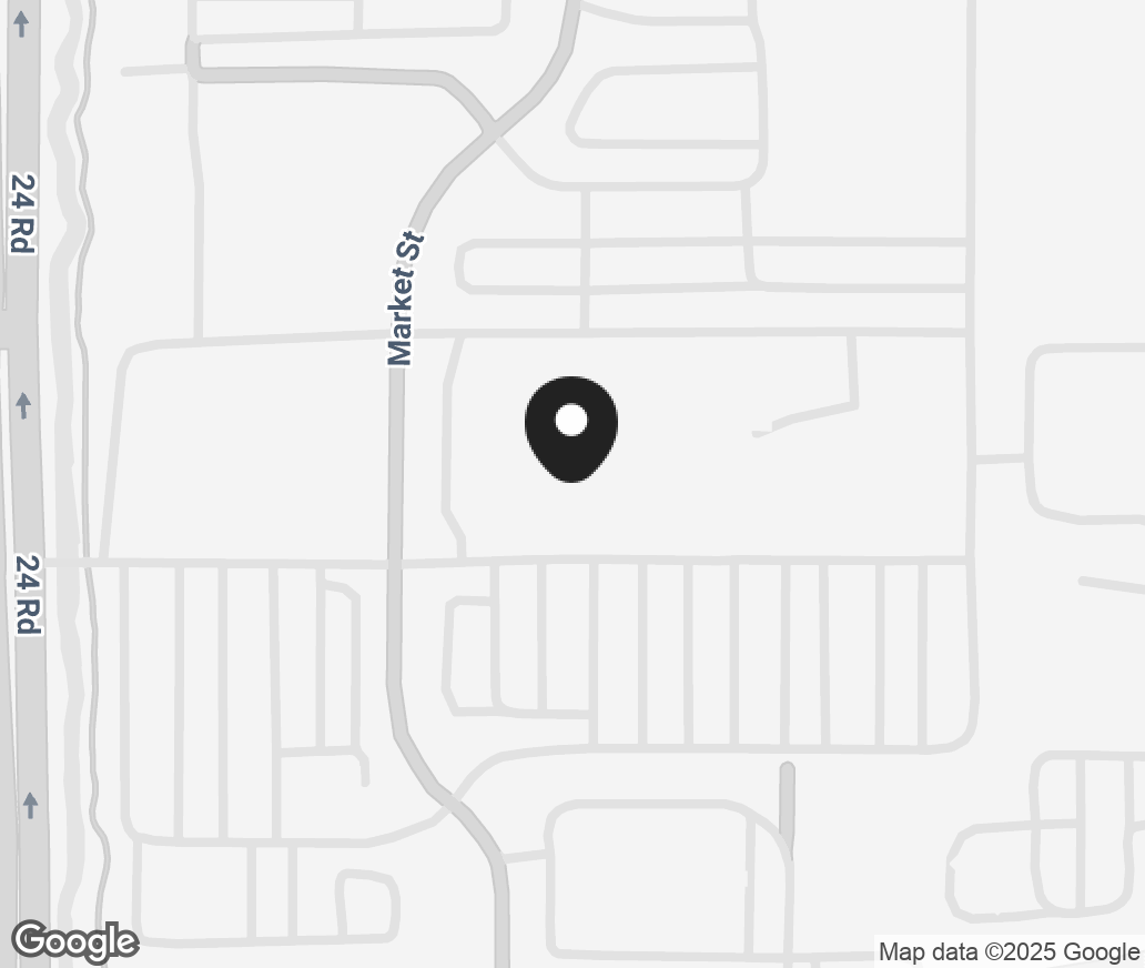 Google Map of 636 Market St, Grand Junction CO 81505