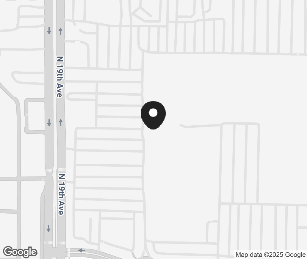 Google Map of 5735 N 19Th Ave, Phoenix AZ 85015
