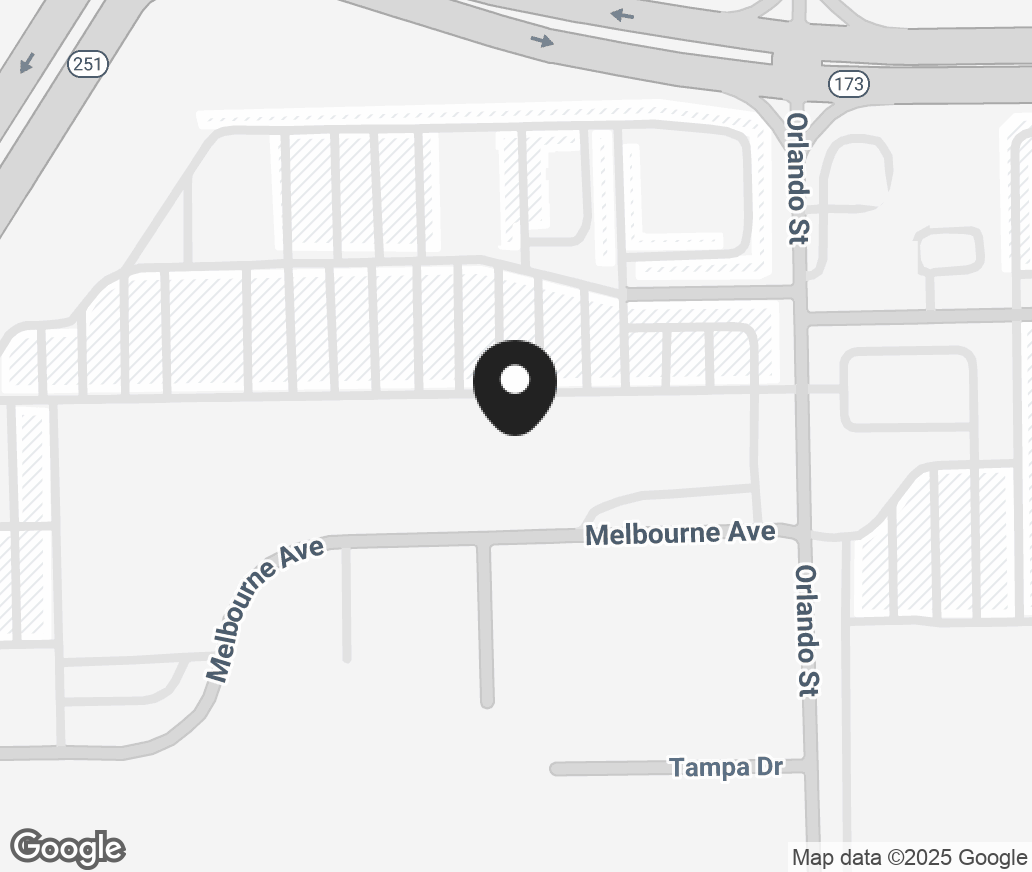 Google Map of 1033 W Lane Rd, Machesney Park IL 61115