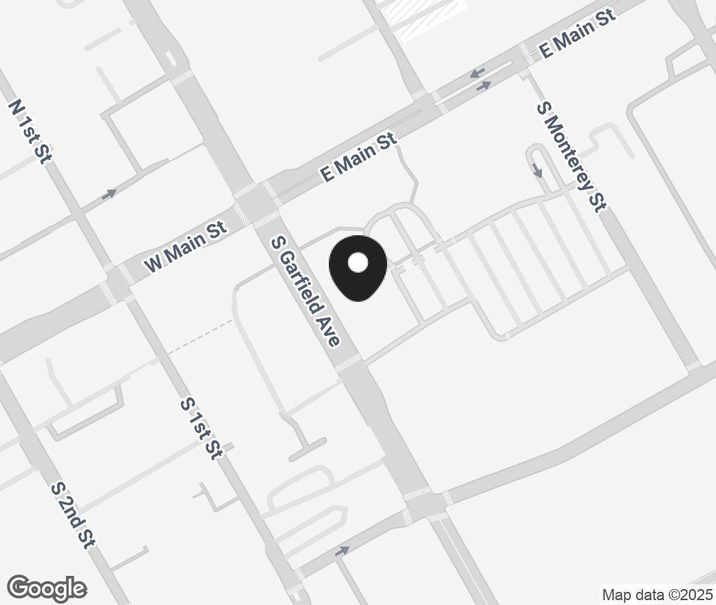 Google Map of 2 South Garfield Avenue Suite 120, Alhambra CA 91801