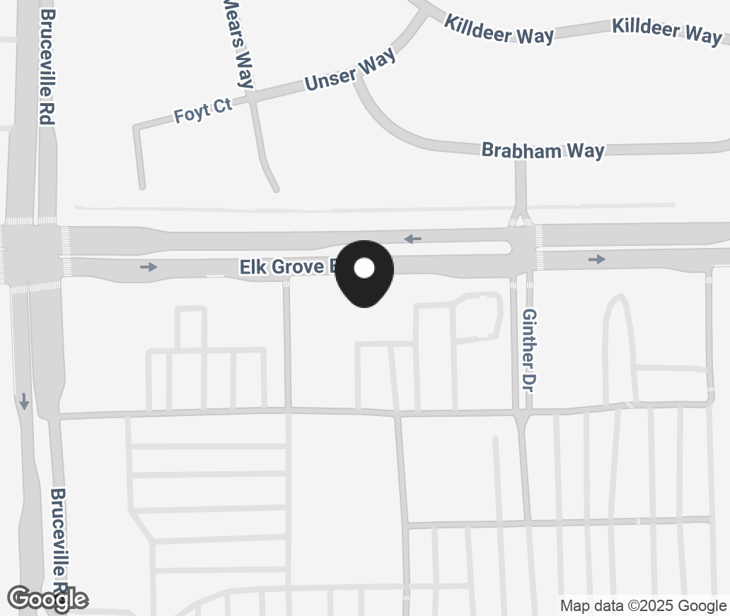 Google Map of 7550 Elk Grove Blvd, Elk Grove CA 95757