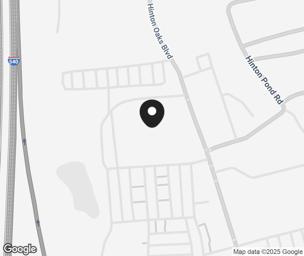 Google Map of 302 Hinton Oaks Blvd, Knightdale NC 27545
