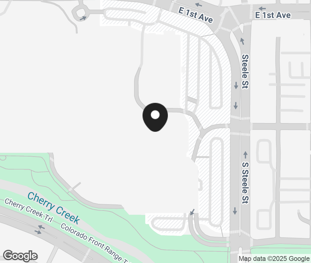 Google Map of 15 South Steele St, Denver CO 80209