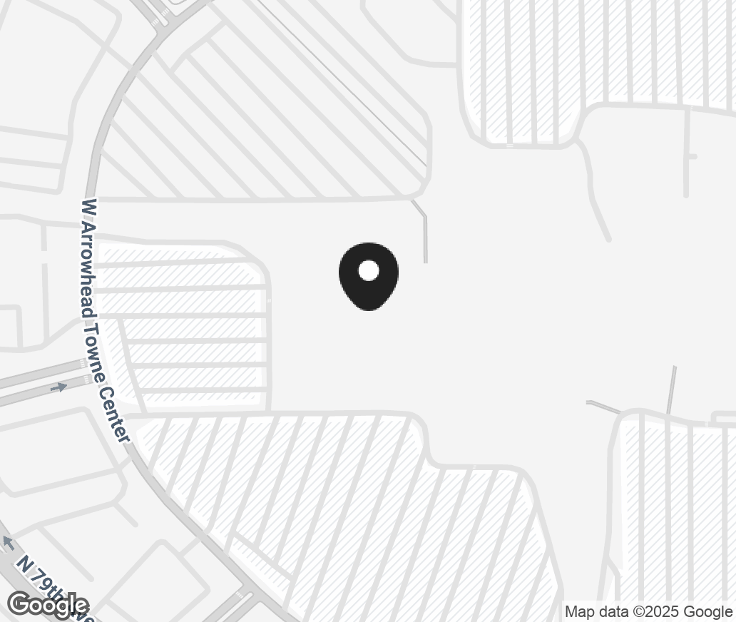 Google Map of 7800 W. Arrowhead Towne Center, Glendale AZ 85308