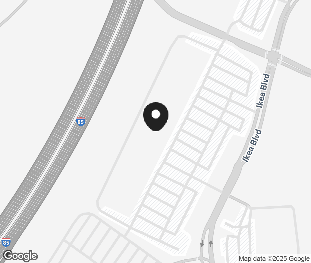 Google Map of 8150 Ikea Blvd, Charlotte NC 28262