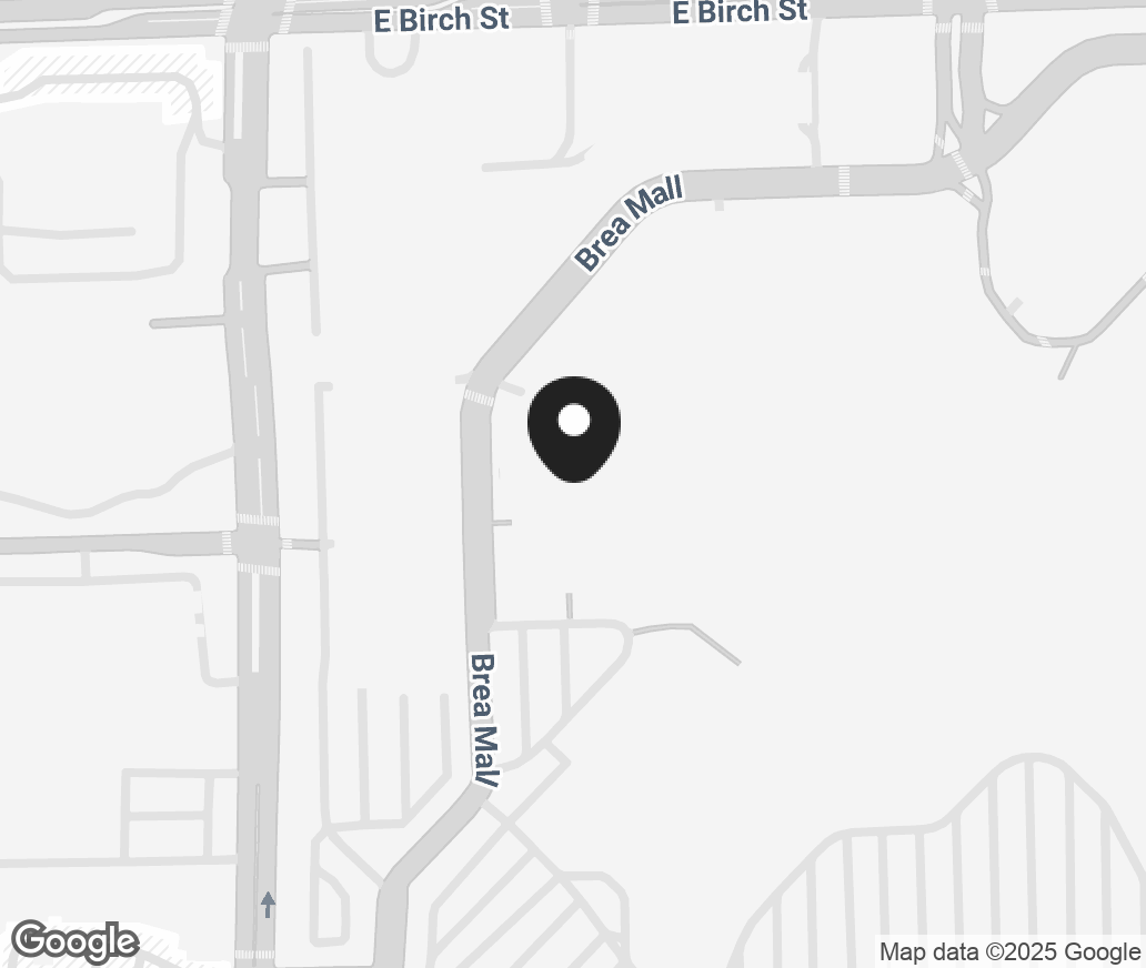 Google Map of 500 Brea Mall Way, Brea CA 92821