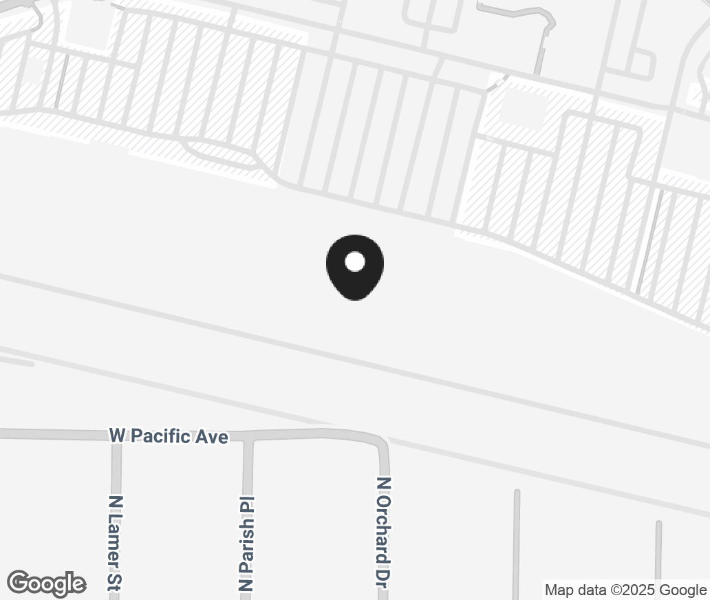 Google Map of 1800 W Empire Ave, Burbank CA 91504-3403