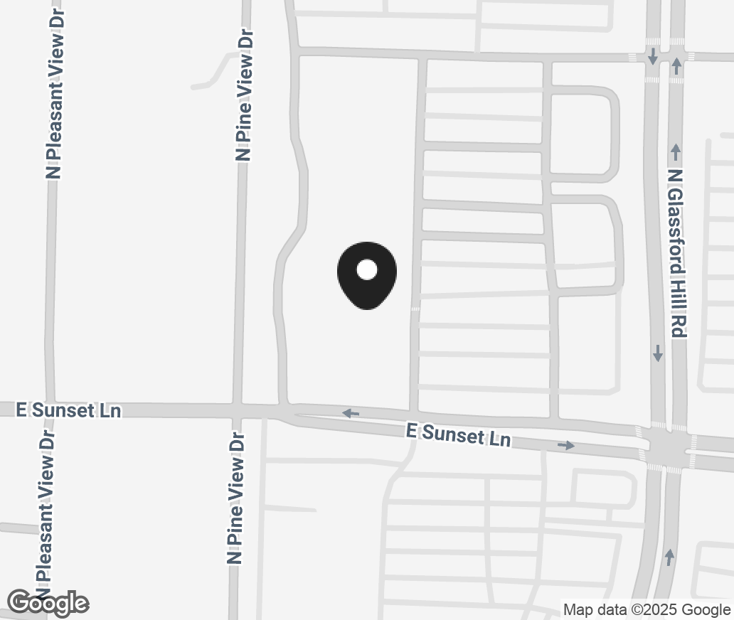 Google Map of 3280 Glasford Hill, Prescott Valley AZ 86314