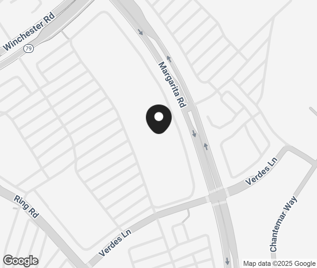 Google Map of 40450 Winchester Road, Temecula CA 92591