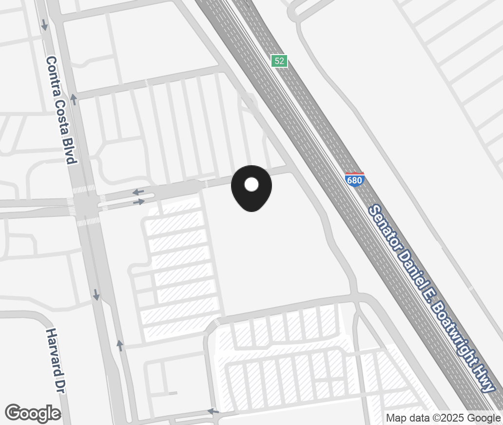 Google Map of 703 Contra Costa Boulevard, Pleasant Hill CA 94523