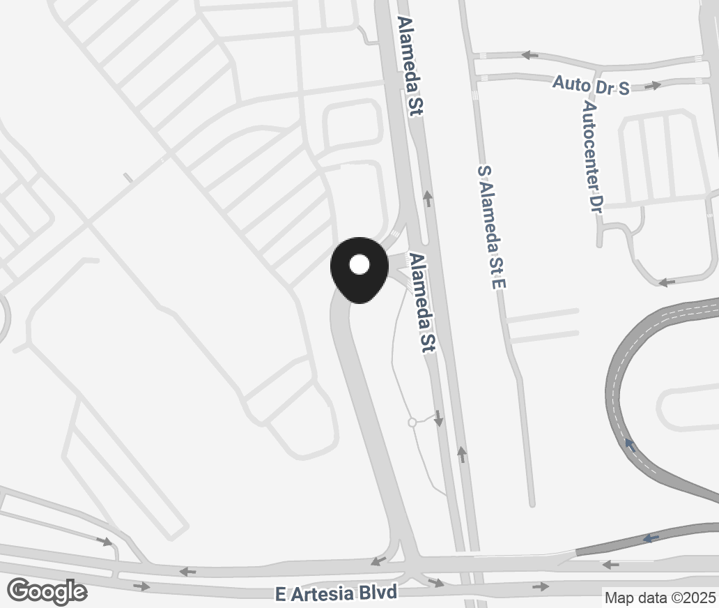 Google Map of 1781 S Alameda St, Compton CA 90220