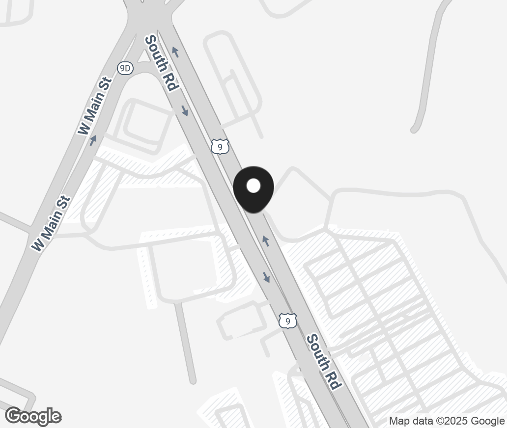 Google Map of 2532 South Road (Us Route 9), Poughkeepsie NY 12601