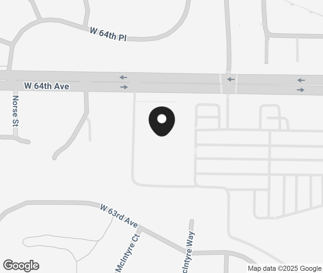 Google Map of 15680 West 64Th Ave, Arvada CO 80007