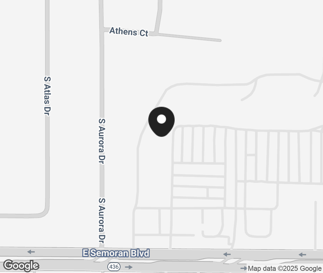Google Map of 2151 E Semoran Blvd, Apoka FL 32703