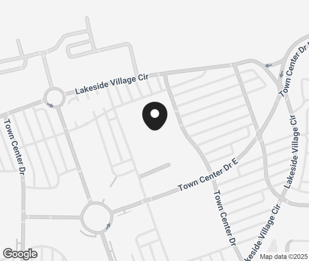 Google Map of 1401 Town Center Dr, Lakeland FL 33803