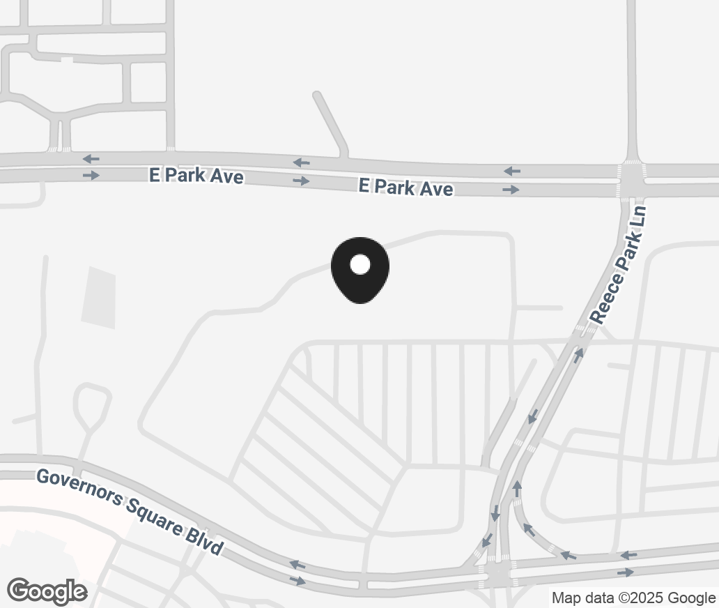 Google Map of 1554 Governors Square Blvd, Tallahassee FL 32301