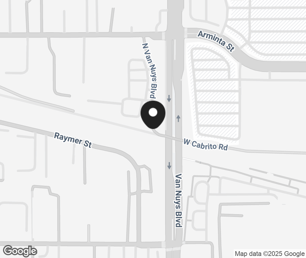 Google Map of 4550 N Van Nuys Blvd, Sherman Oaks CA 91403
