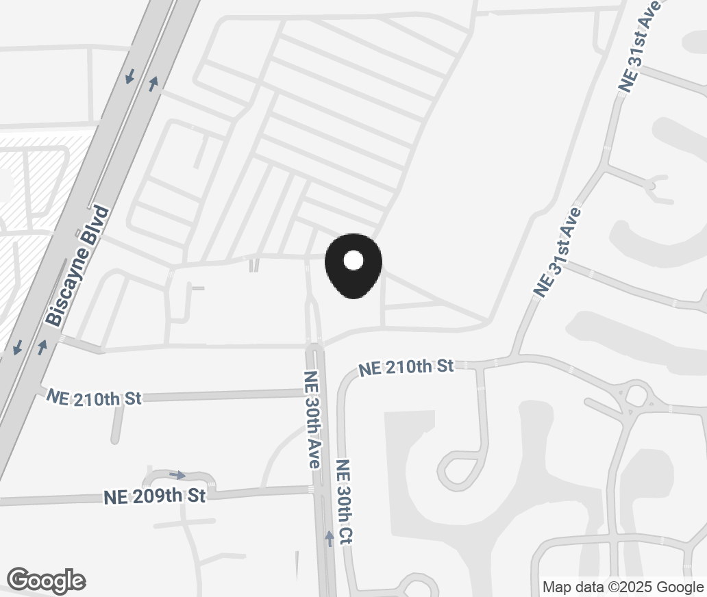 Google Map of 21065 Biscayne Blvd, Aventura FL 33180