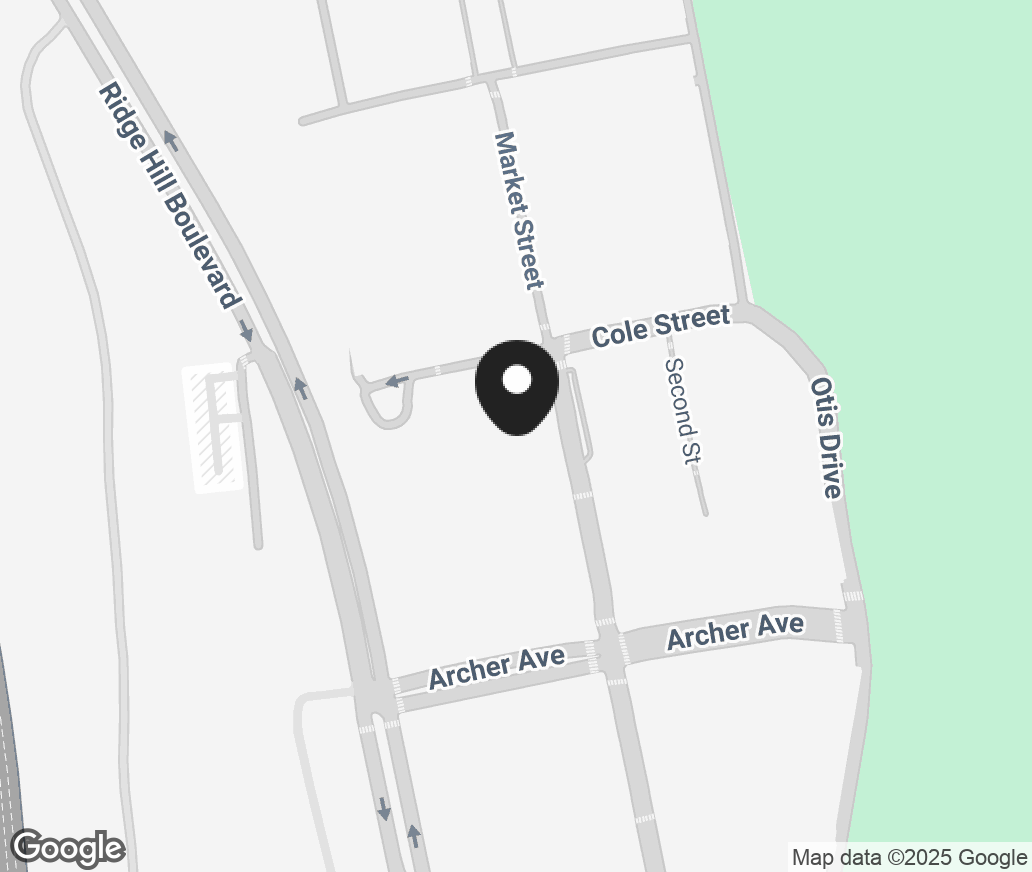 Google Map of 163 Market St., Yonkers NY 10710