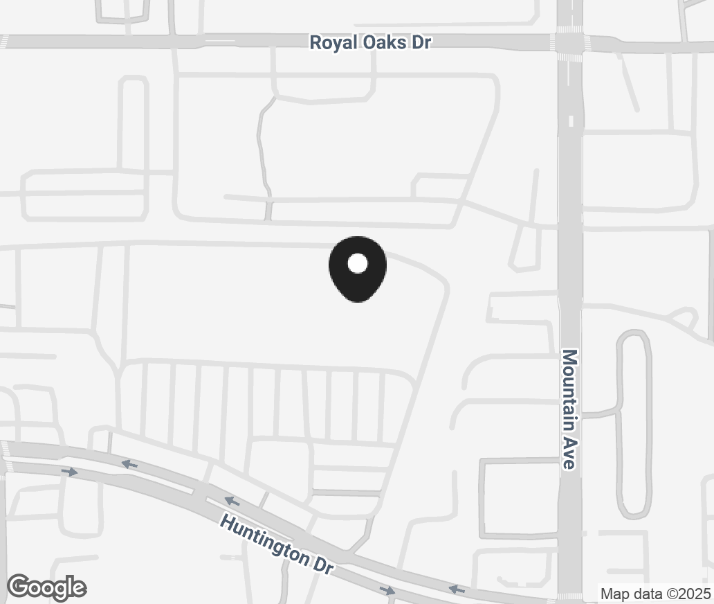 Google Map of 729 E Huntington Drive, Monrovia CA 91016