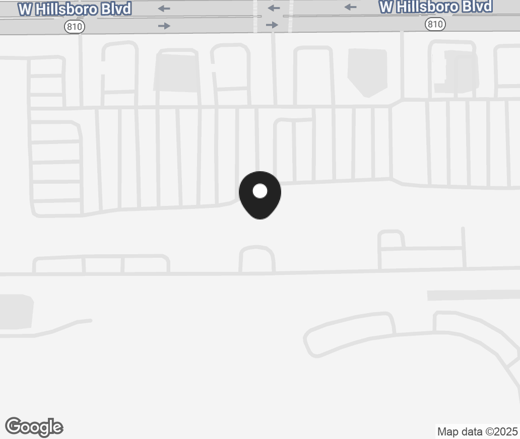 Google Map of 3820 W Hillsboro Blvd, Deerfield Beach FL 33442