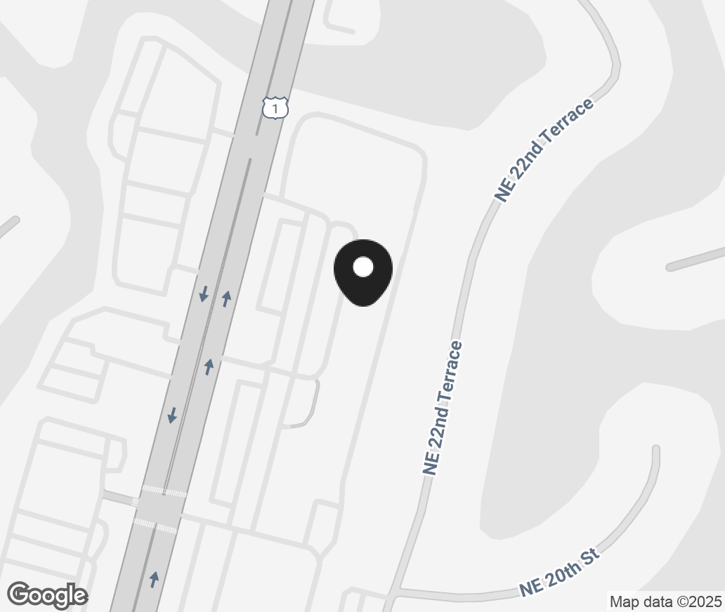 Google Map of 2396 N. Federal Highway, Fort Lauderdale FL 33305