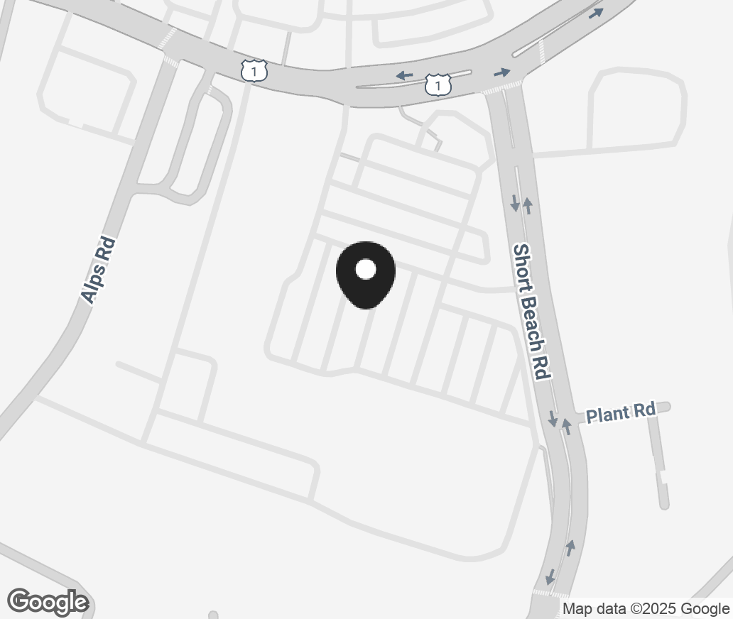 Google Map of 1075 W Main St, Branford CT 06405