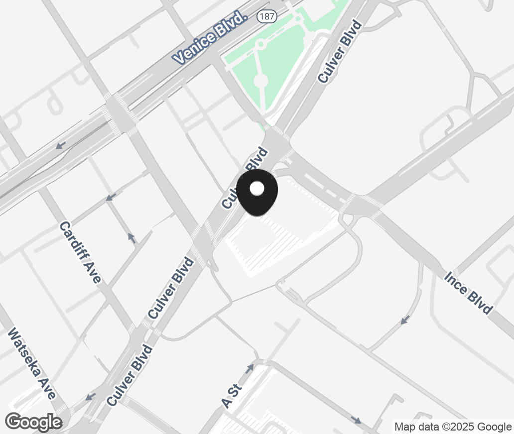 Google Map of 9300 Culver Boulevard Suite 109, Culver City CA 90232