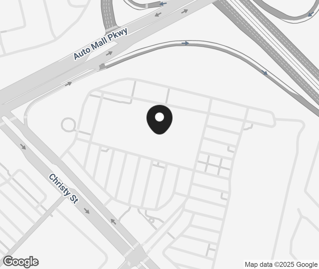 Google Map of 43550 Christy Street Suite R1A, Fremont CA 94538