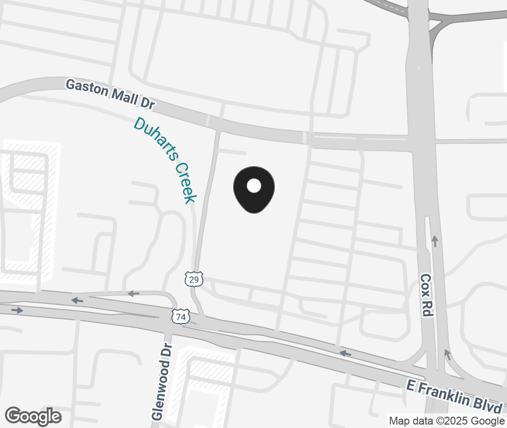 Google Map of 415 Cox Road, Gastonia NC 28054