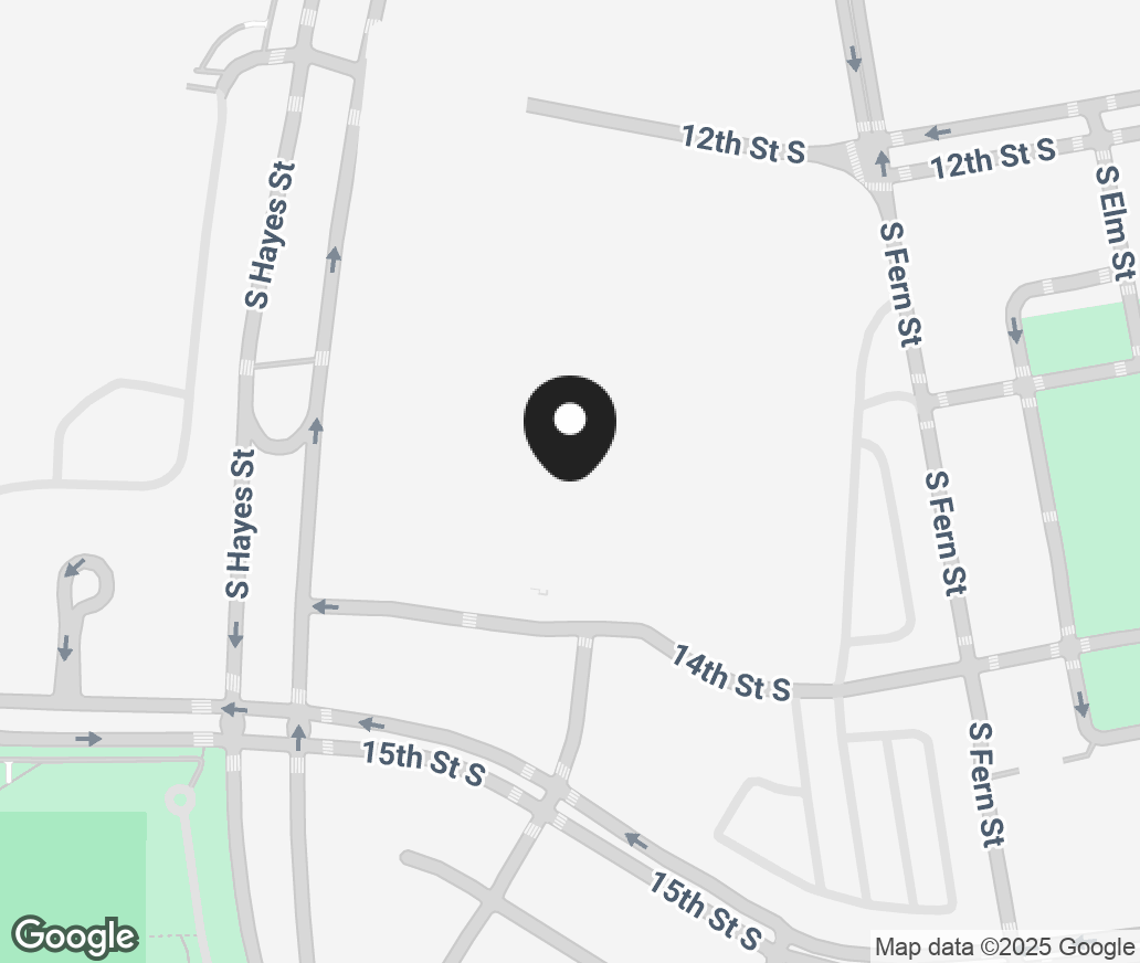 Google Map of 1201 S Hayes Street Suite A, Arlington VA 22202