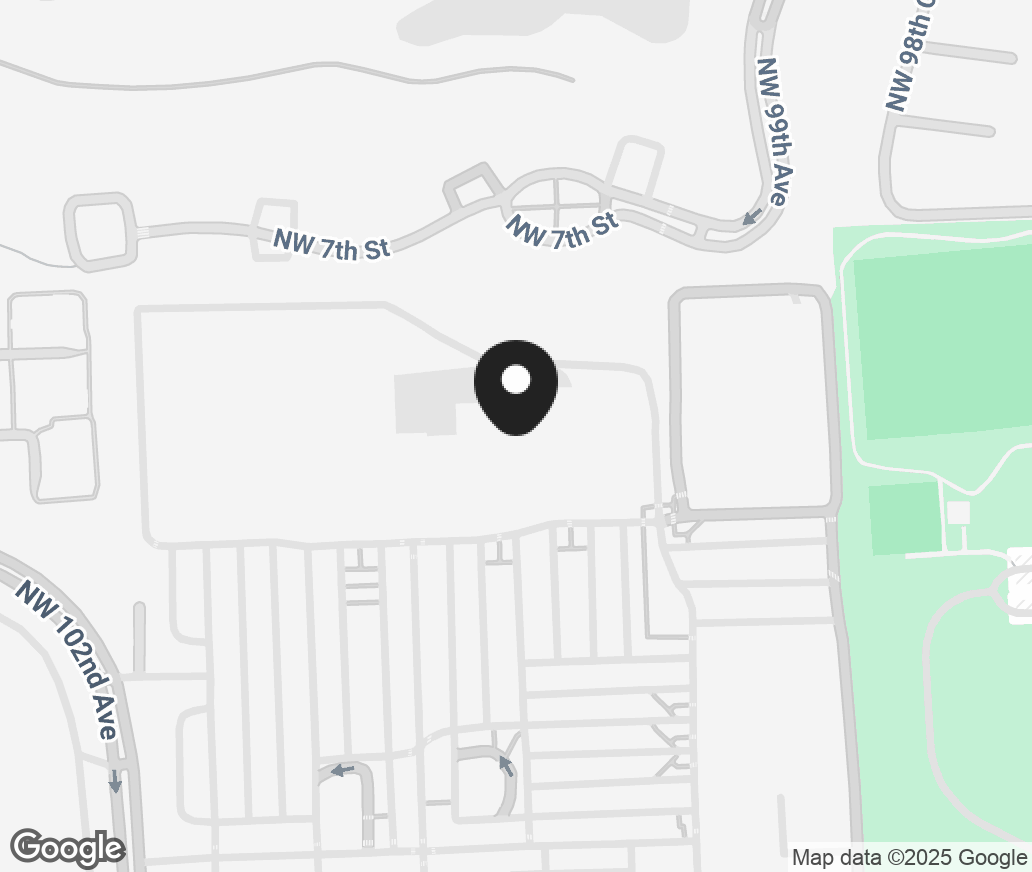 Google Map of 10001 W Flagler Street, Miami FL 33174