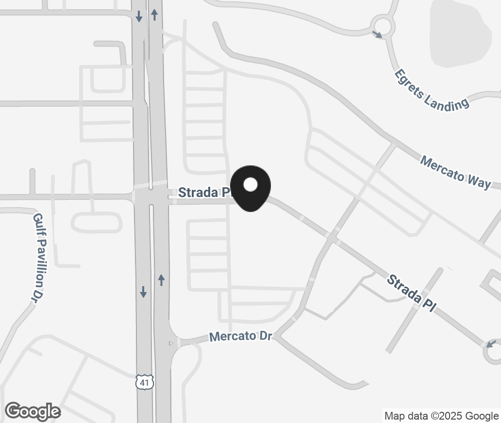 Google Map of 9100 Strada Place, Naples FL 34108