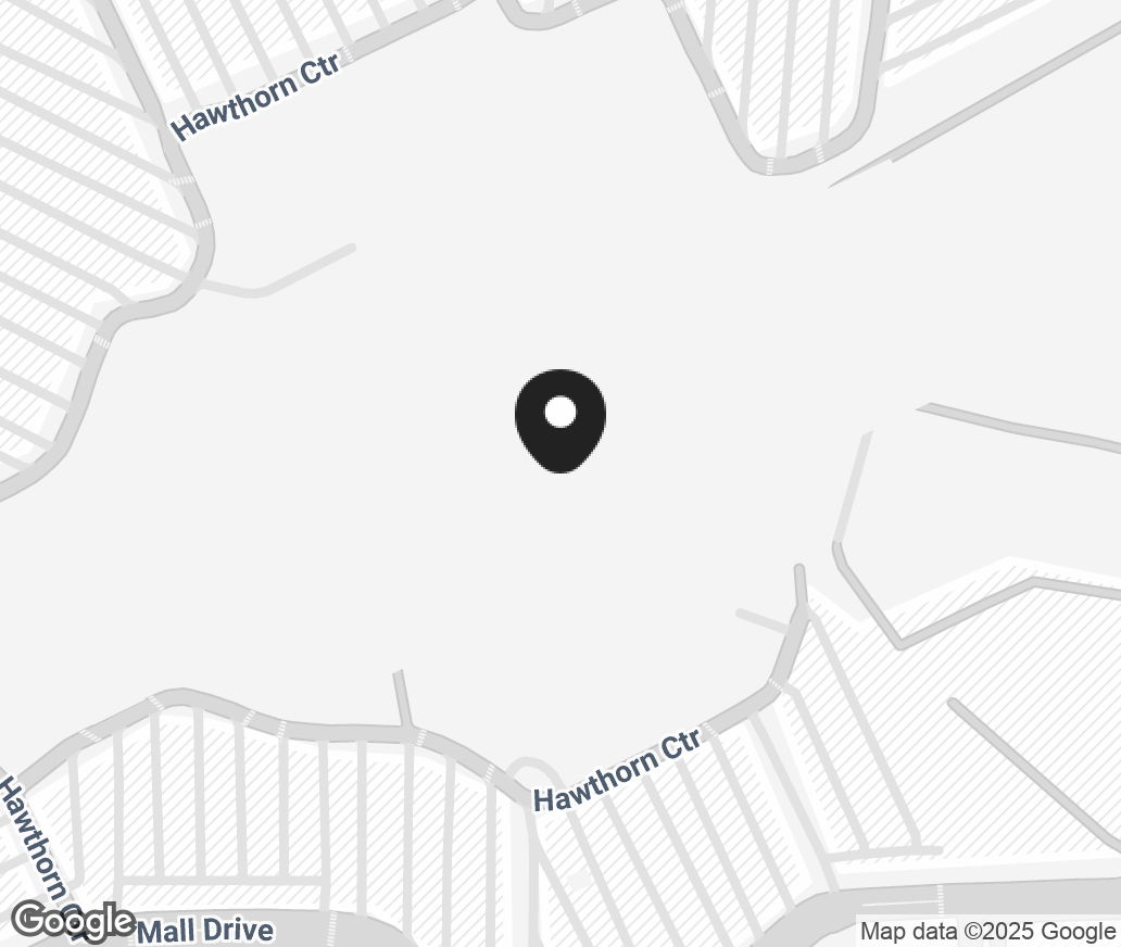 Google Map of 411 Hawthorn Center, Vernon Hills IL 60061