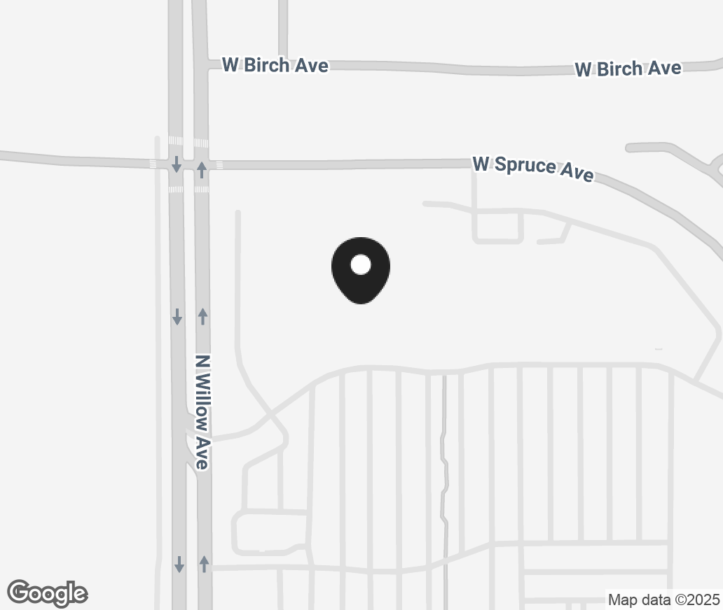 Google Map of 695 W Herndon Ave, Clovis CA 93612-0104