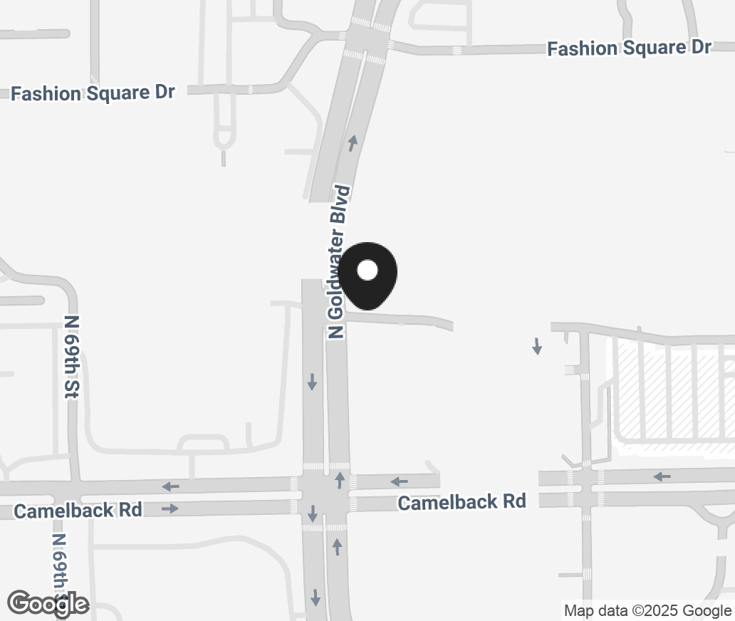 Google Map of 7014 East Camelback Rd, Scottsdale AZ 85251