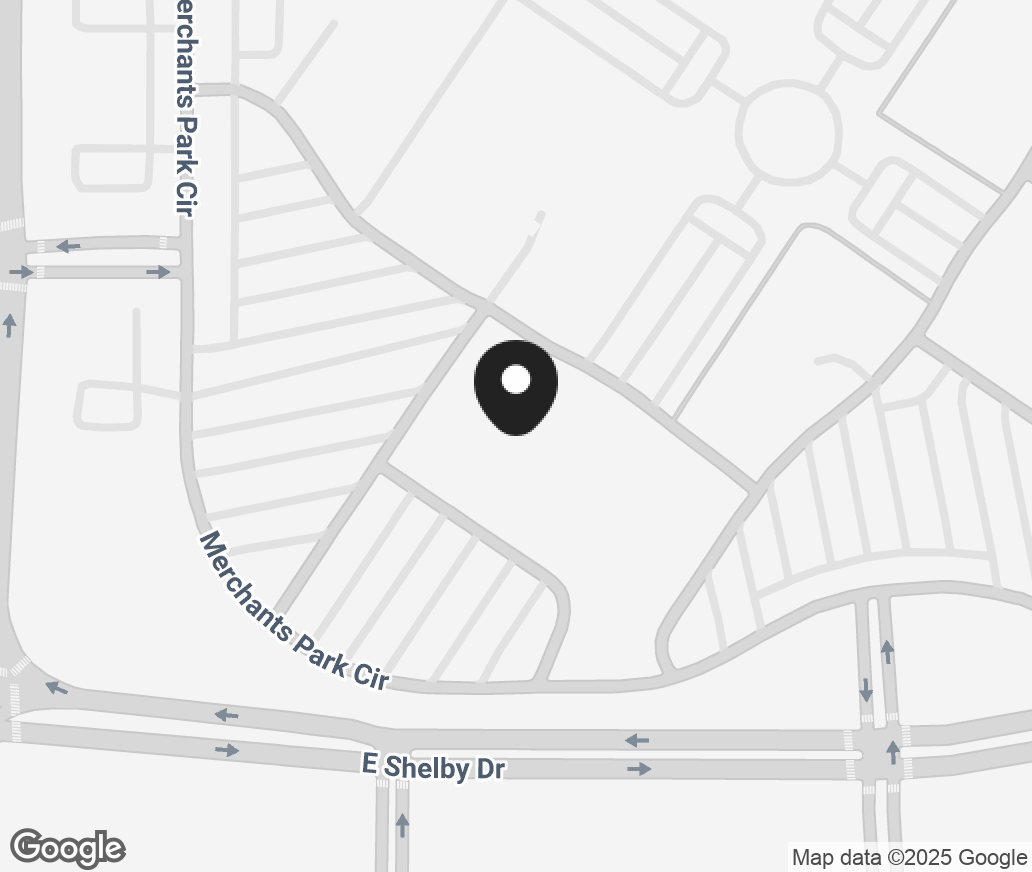 Google Map of 4620 Merchants Park Cr, Collierville TN 38017