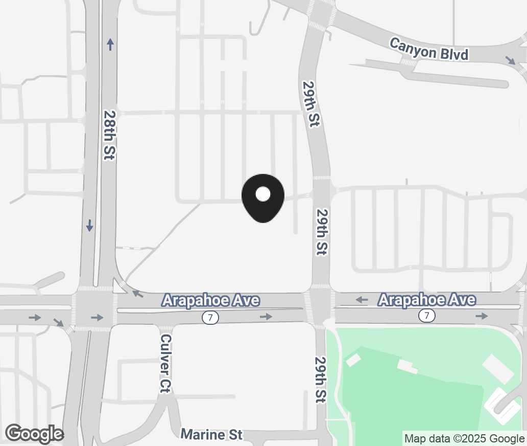 Google Map of 1601 29Th Street Suite 1301, Boulder CO 80301