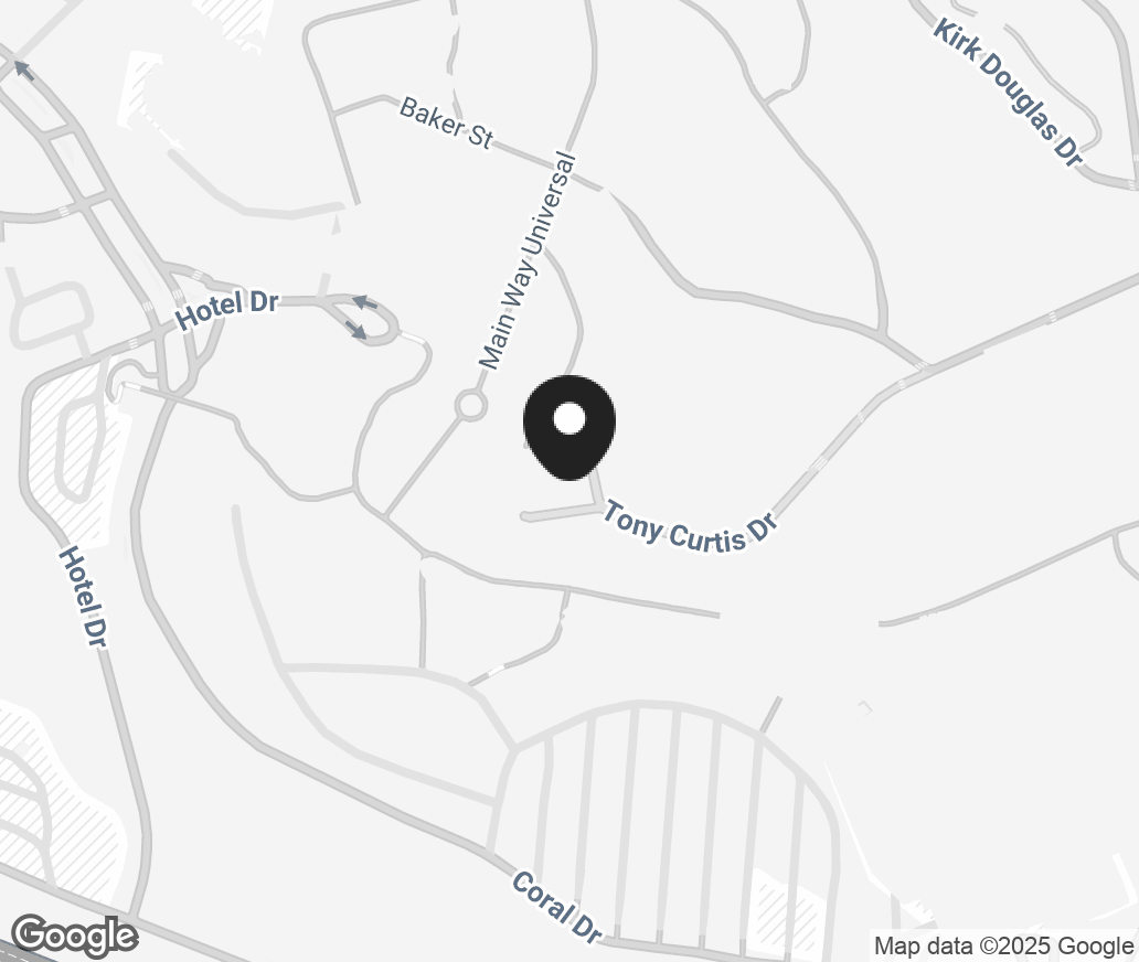 Google Map of 1000 Universal Studios Blvd Space 144 & 146, Universal City CA 91608