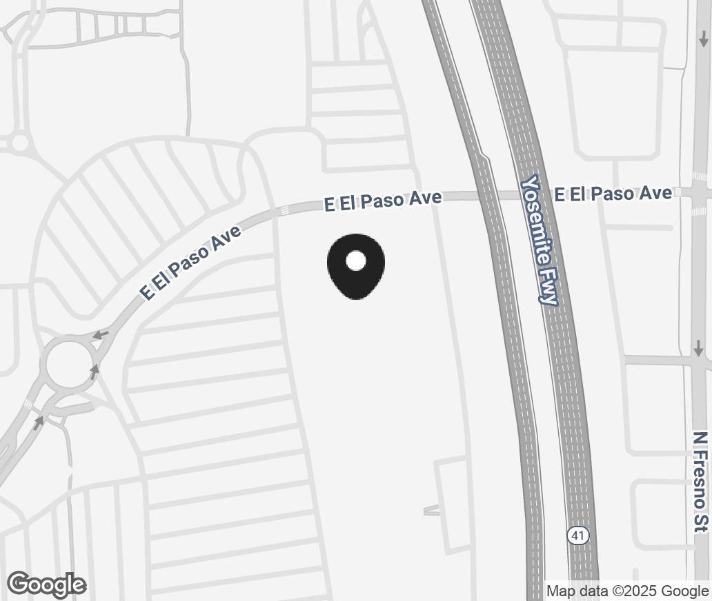 Google Map of 7600 N Blackstone Ave, Fresno CA 93720