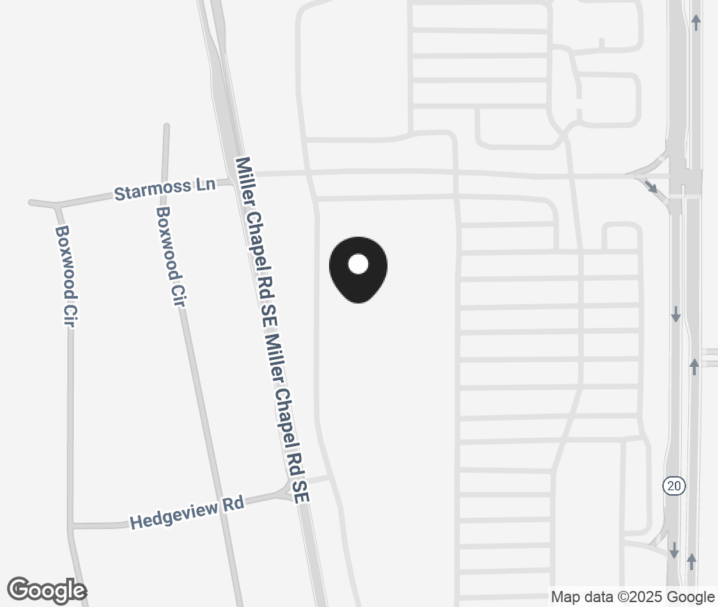 Google Map of 2195 Hwy 20 Se, Conyers GA 30013-2028