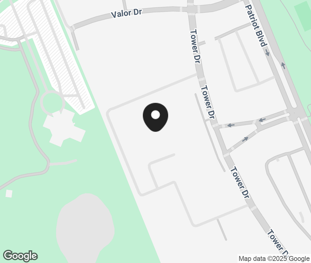 Google Map of 1960 Tower Drive, Glenview IL 60026