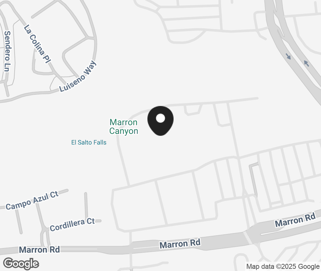 Google Map of 3410 Marron Rd, Oceanside CA 92056