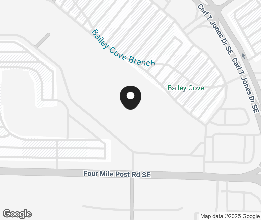 Google Map of 2750 Carl T Jones Dr Se, Huntsville AL 35802