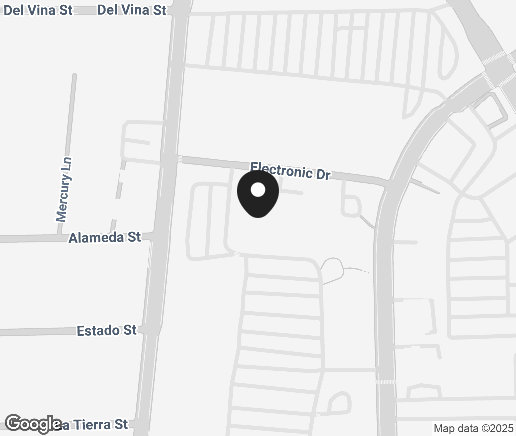 Google Map of 3363 E Foothill Boulevard, Pasadena CA 91109